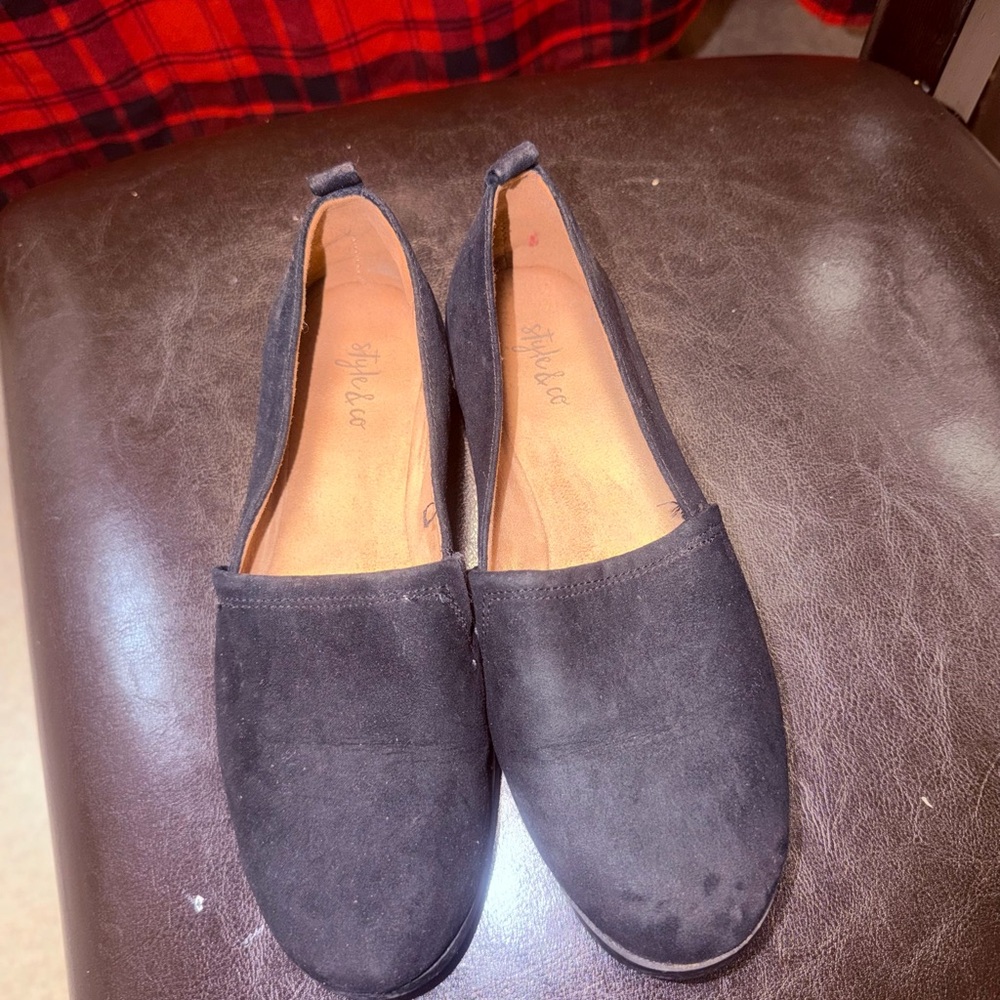 Black Slip-On Loafers